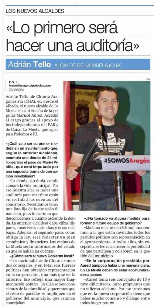 El Periódico de Aragón (16.06.15)